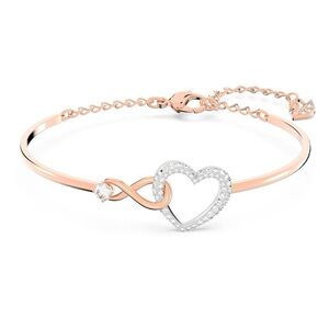 SWAROVSKI - Hyperbola Infinity & Heart Bangle